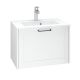 Dansani You Classic Ramme vaskeskab, hvid mat, 50x35x40 cm