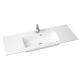 Dansani Vask Minore 120,2x45,5 cm, hvid mat