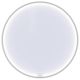 Dansani Rammespejl Moon ø75 cm, hvid mat, lysstyring