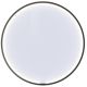 Dansani Rammespejl Moon ø75 cm, sort, lysstyring