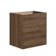 Dansani You Classic Vaskeskab, 2 skuffer, Brun Eg, 60x64x44 cm