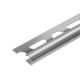 Schlüter Rondec afslutnigsprofil, RO80EB/250, Børstet stål, 8 mm, 2,5 m