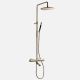 Tapwell Hovedbruser m. svingbar tud, Brushed Platinum TVM2200