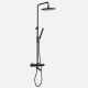Tapwell Hovedbruser m. svingbar tud, Matte Black TVM2200