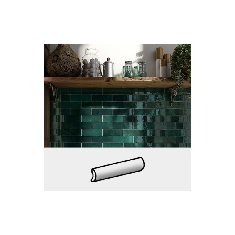 Alice Butik afslutningsflise bort flise vægflise farver glaseret ...