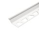 Schlüter Finec afslutningsprofil, 110MBW/250 cm, mat hvid, 11 m