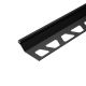 Schüter Finec afslutningsprofil, 110MGS/250 cm, mat sort, 11 mm