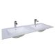 Strømberg Padova porcelænsvask 121x46 cm, dobbelt