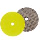 Slibepad Ø100 Korn 100 Gul til slibning af kanter