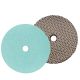 Slibepad Ø100 Korn 1500 Lyseblå til slibning af kanter