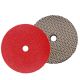 Slibepad Ø100 Korn 400 Rød til slibning af kanter