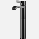 tapwell håndvaskarmatur vandhane arm081m black chrome.png