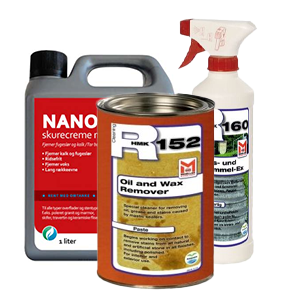 billede af alle rengøringsartikler