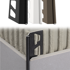 billede af hjørneprofiler til smigskæring